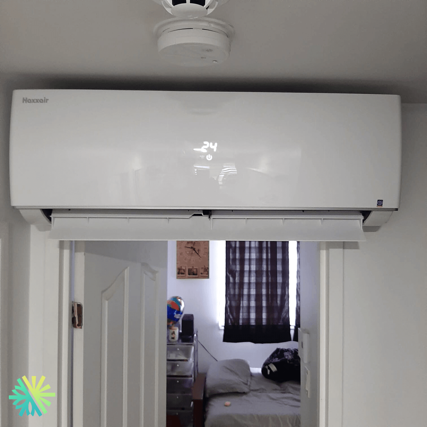 Installation d’une thermopompe murale mini split HAXXAIR T2D à la Rive Sud