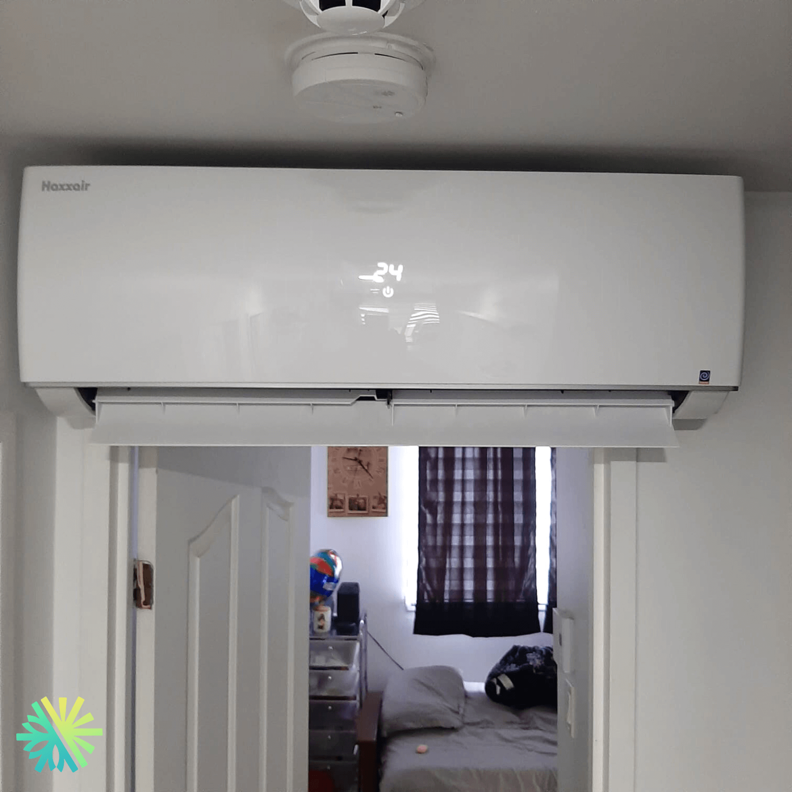 Installation d’une thermopompe murale mini split HAXXAIR T2D à la Rive Sud