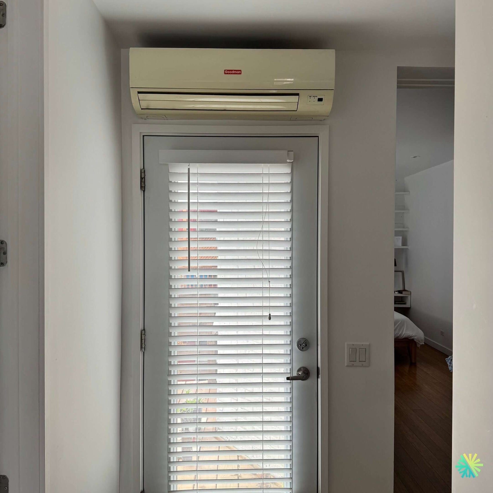 Réparation d’un climatiseur mural Goodman à Sainte-Julie