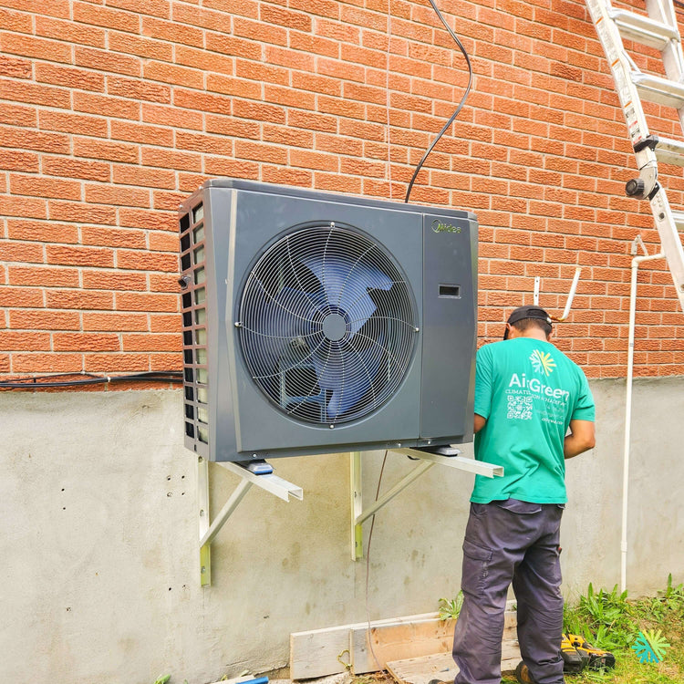 Installation d’une MIDEA EVOX G3 Thermopompe Centrale 2.5 Tonnes à Laval-des-Rapides