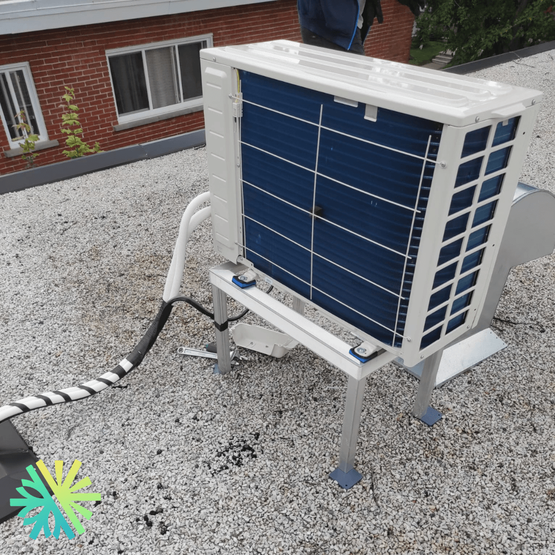 Installation d'une thermopompe DoubleZone Gree Multi+ Ultra à Rosemont–La Petite-Patrie