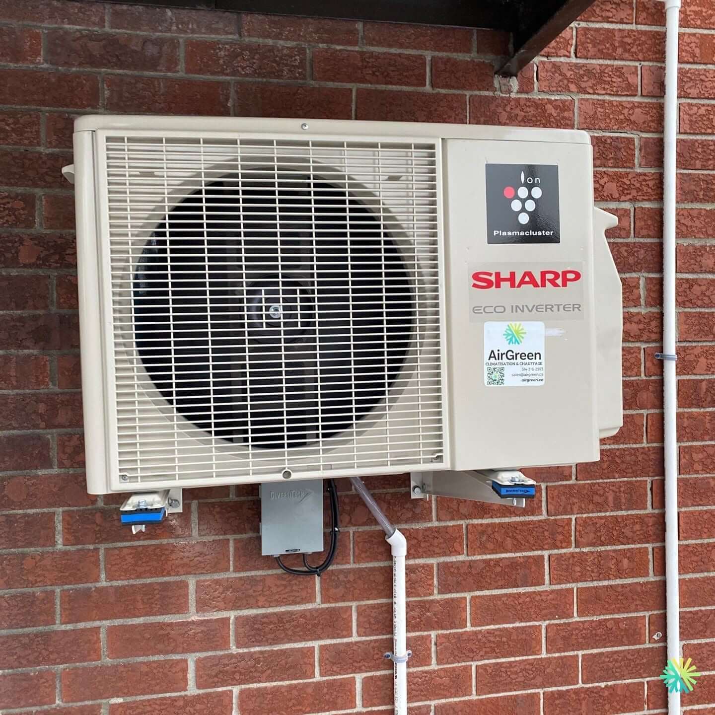 Installation d’une Sharp ZU1 thermopompe murale à Rosemont–La Petite-Patrie
