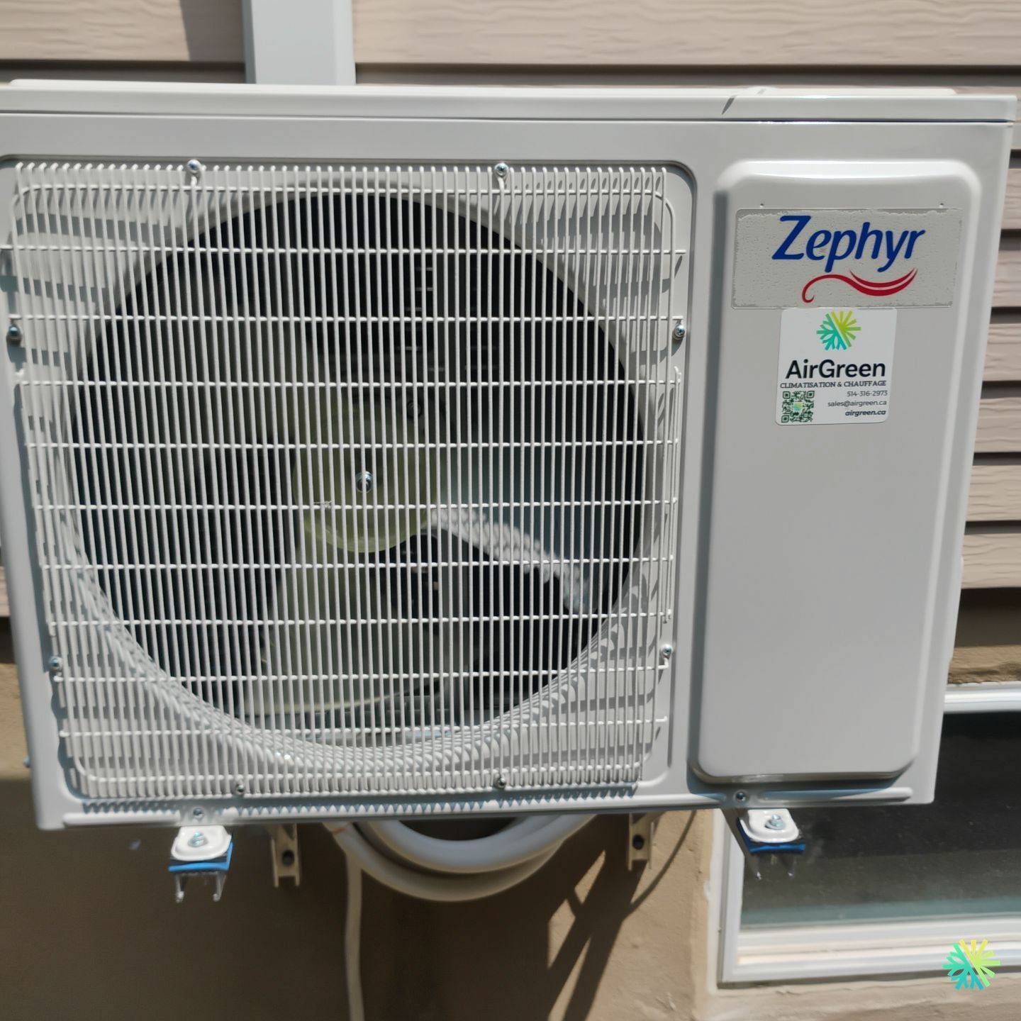 Réparation d’une thermopompe murale Zephyr à Sainte-Catherine