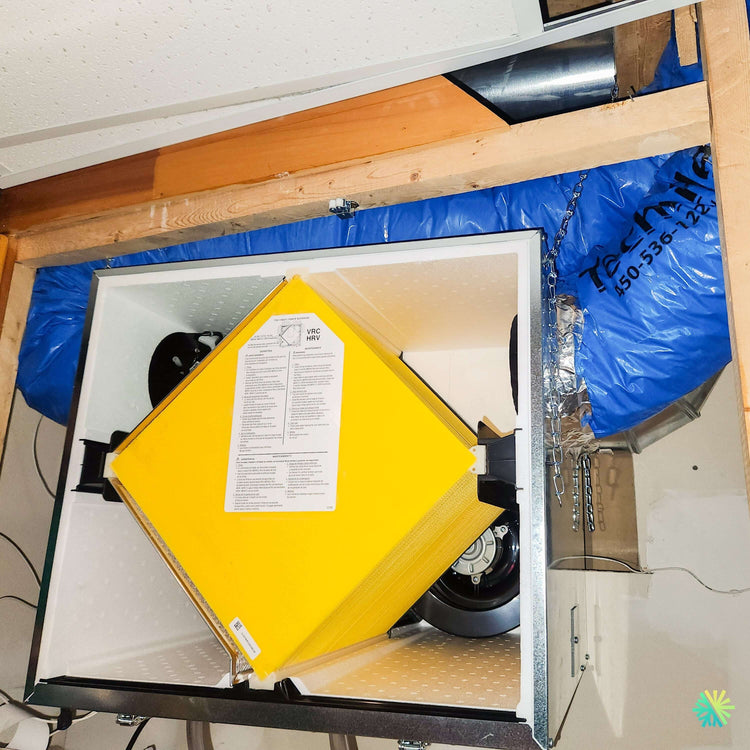 Installation d'un échangeur d'air Venmar AVS Solo 1.5ES à Delson