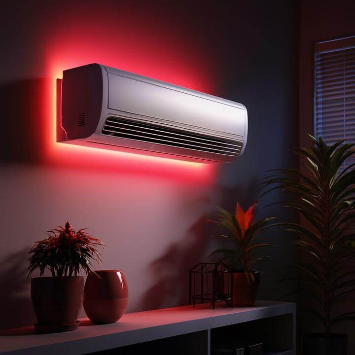 Comment une thermopompe murale affecte-t-elle ma facture d'électricité? Image d'une thermopompe murale installée dans un intérieur moderne.