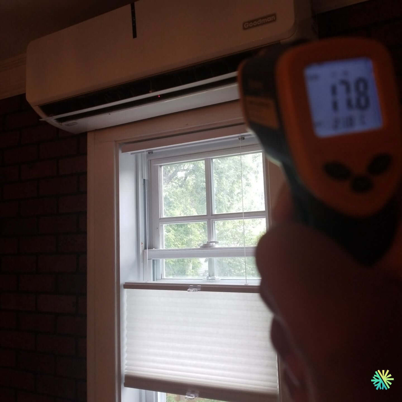 Réparation d’un climatiseur mural Goodman à Sainte-Dorothée
