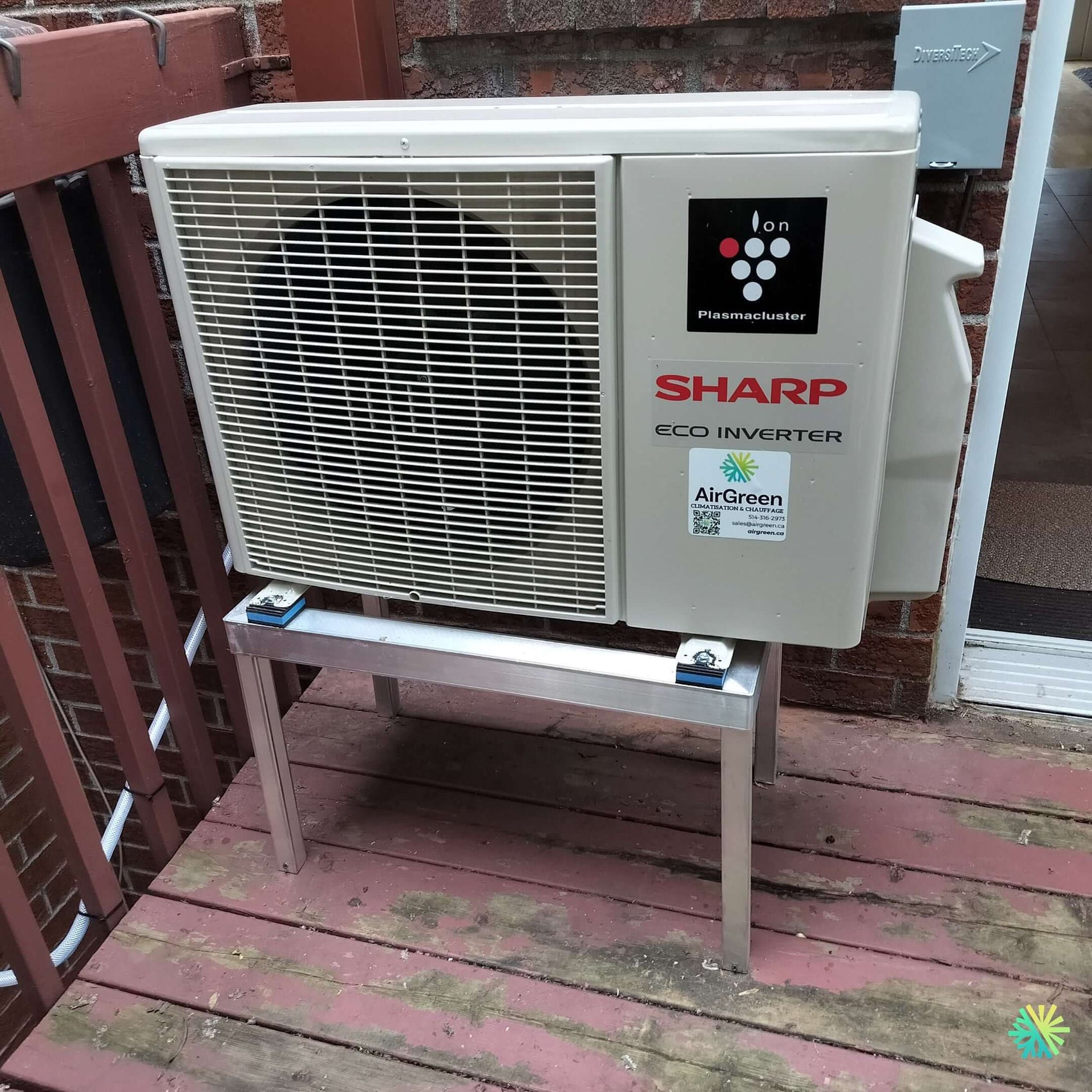 Installation d’une Sharp Eco Inverter thermopompe murale à Rosemont
