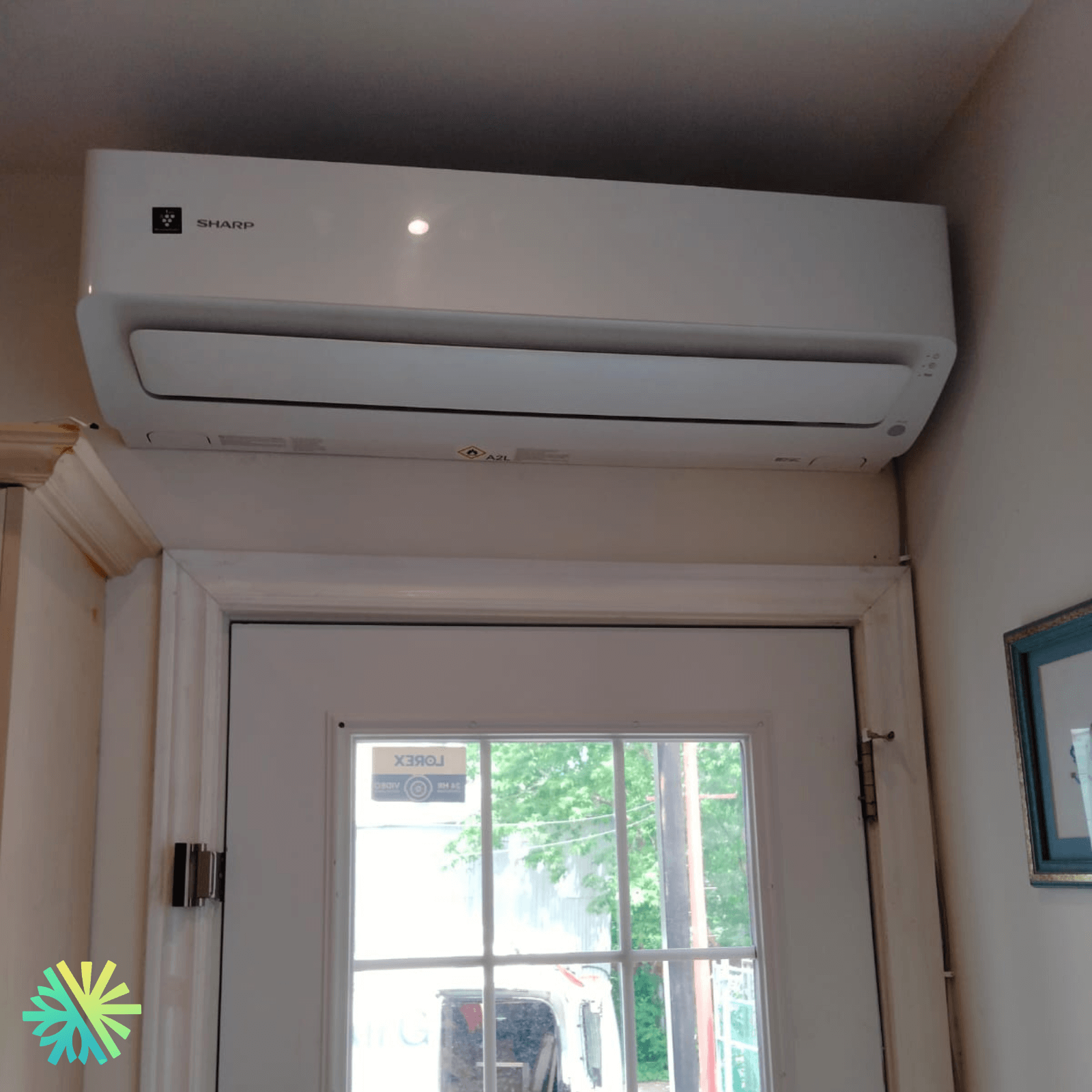Installation d'une Mini Split Sharp ZU1 à Montréal-Nord