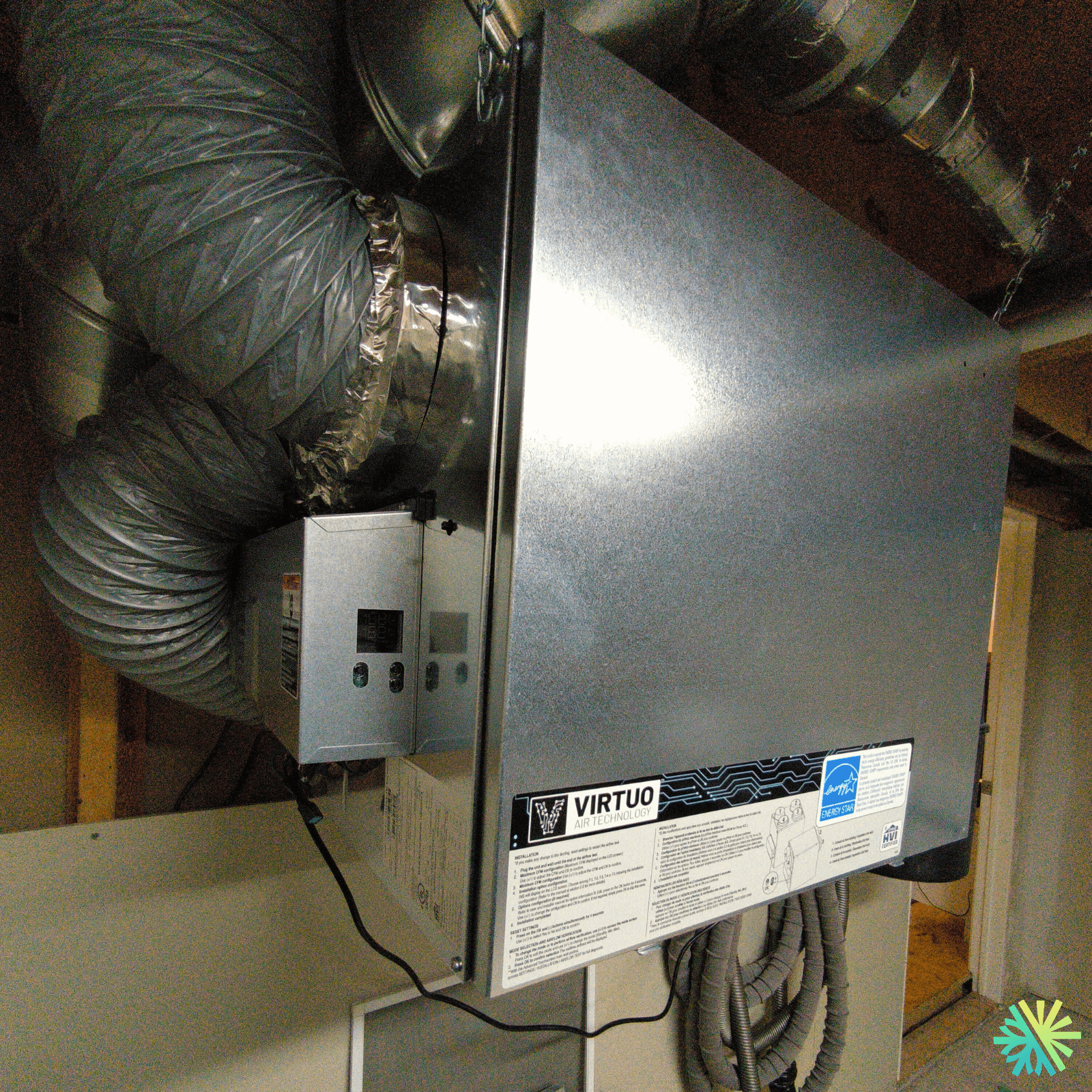 Installation d’un échangeur d’air Air Exchanger va¦ИnEE← à Sainte-Dorothée (Laval)