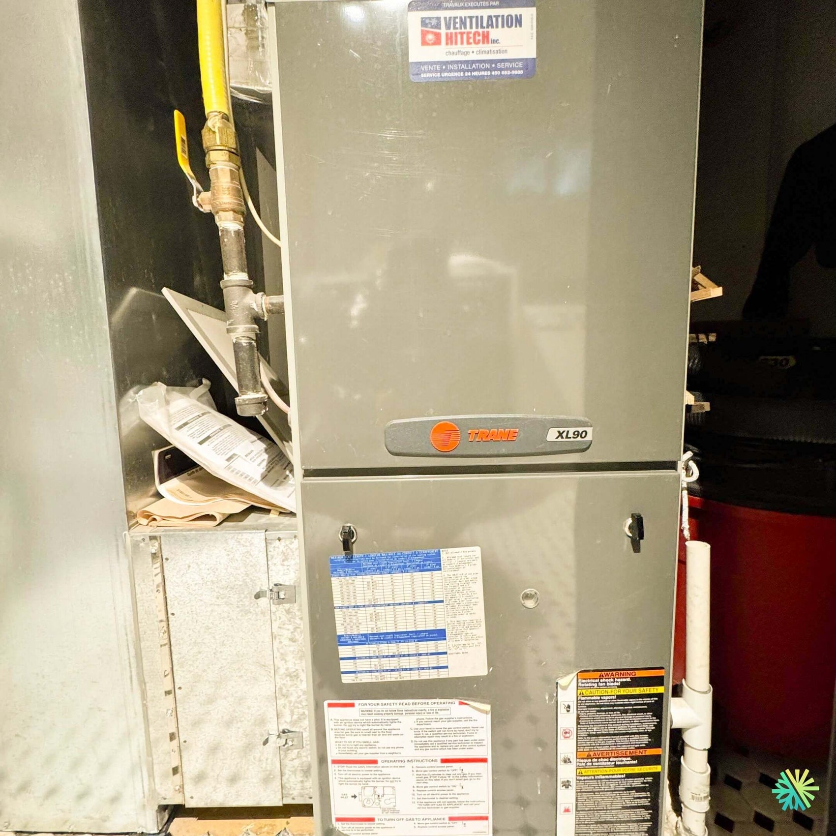Réparation d’une Fournaise Électrique Trane XL90 à Chambly