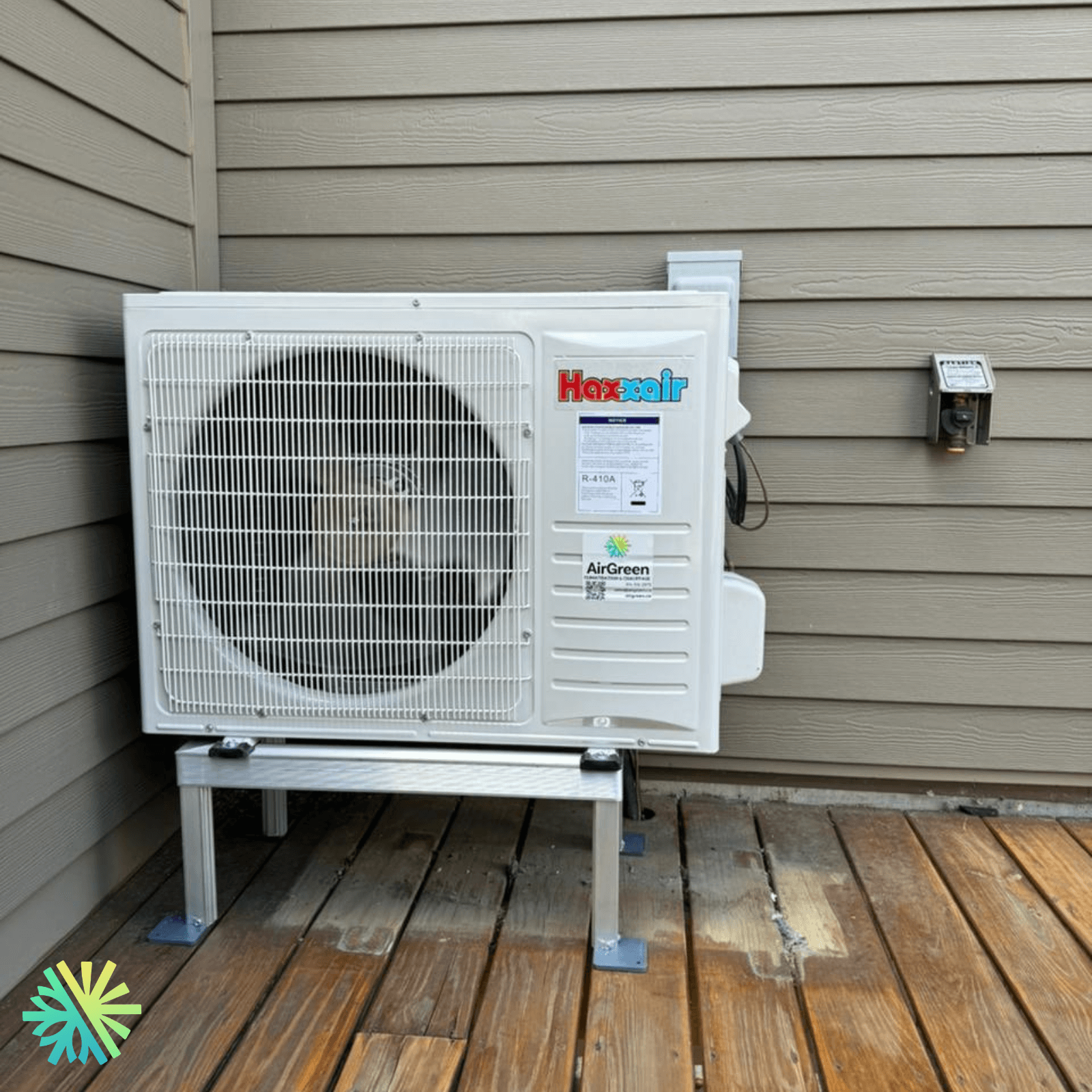 Installation d'une thermopompe centrale Haxxair de 3 tonnes à Laval