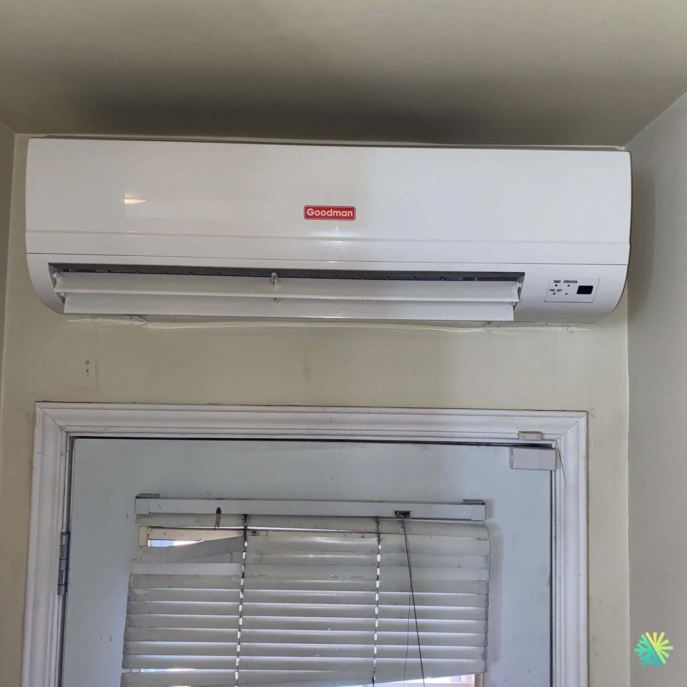 Installation d’un climatiseur mural Goodman à Chomedey