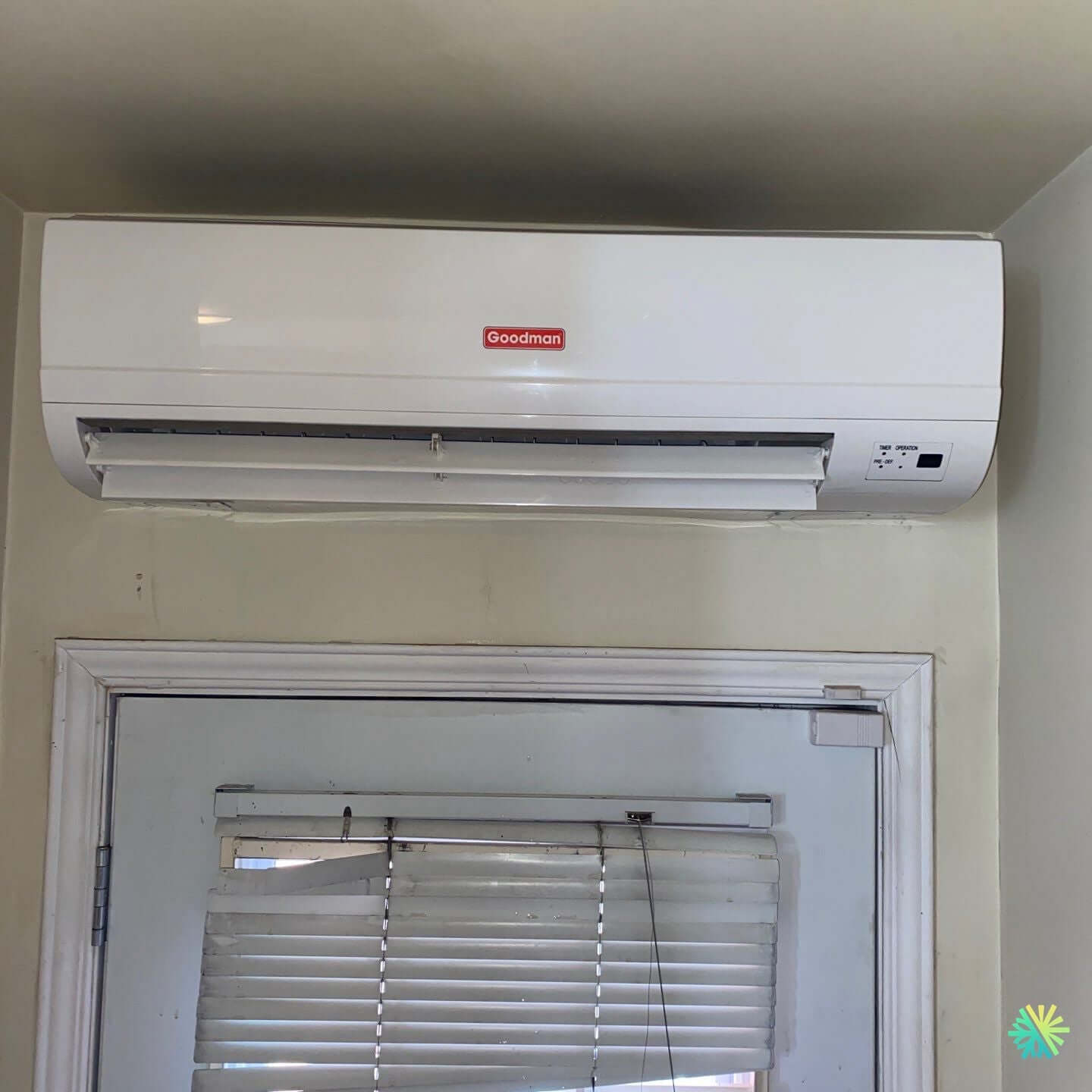 Installation d’un climatiseur mural Goodman à Chomedey