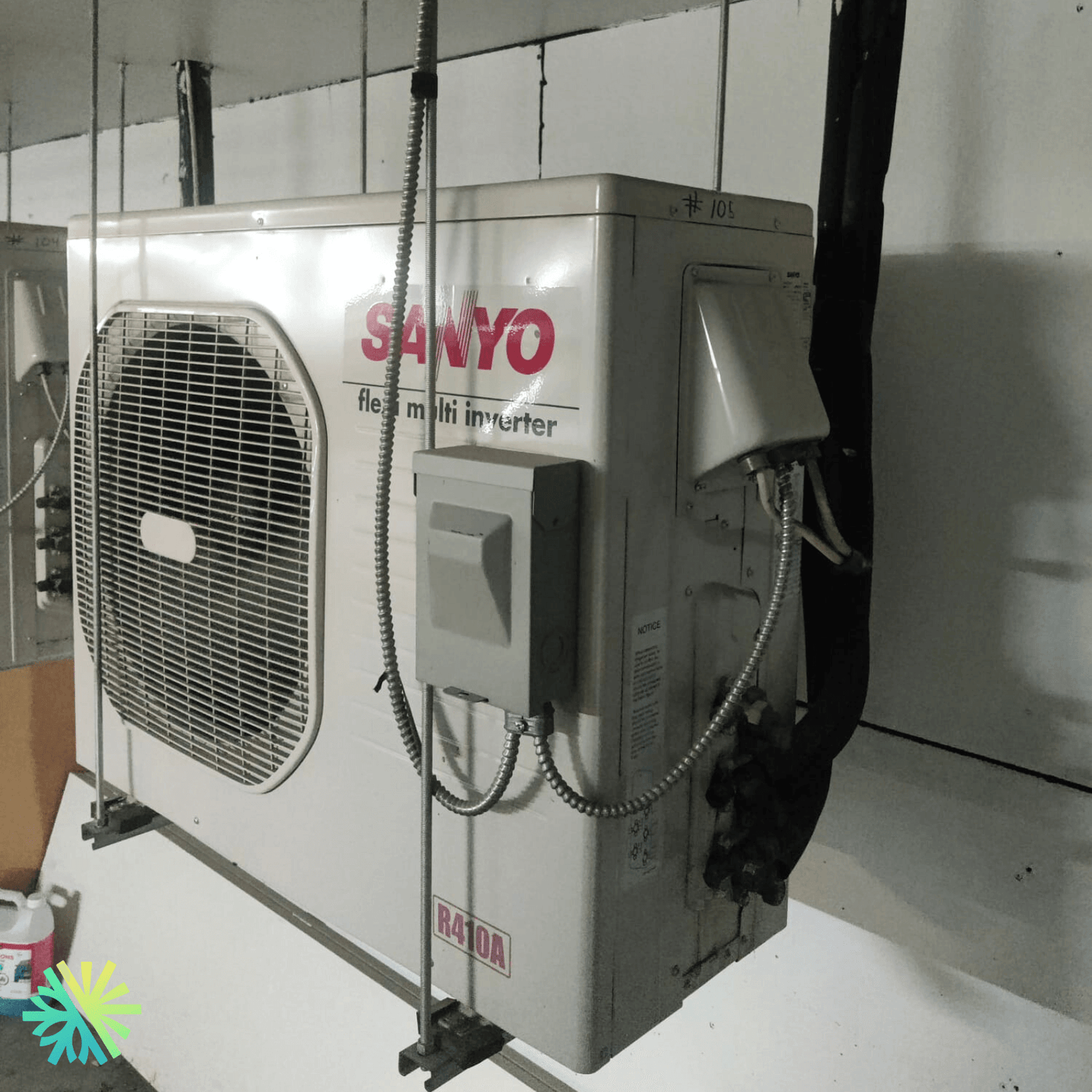 Réparation d’une thermopompe murale SANYO à Brossard