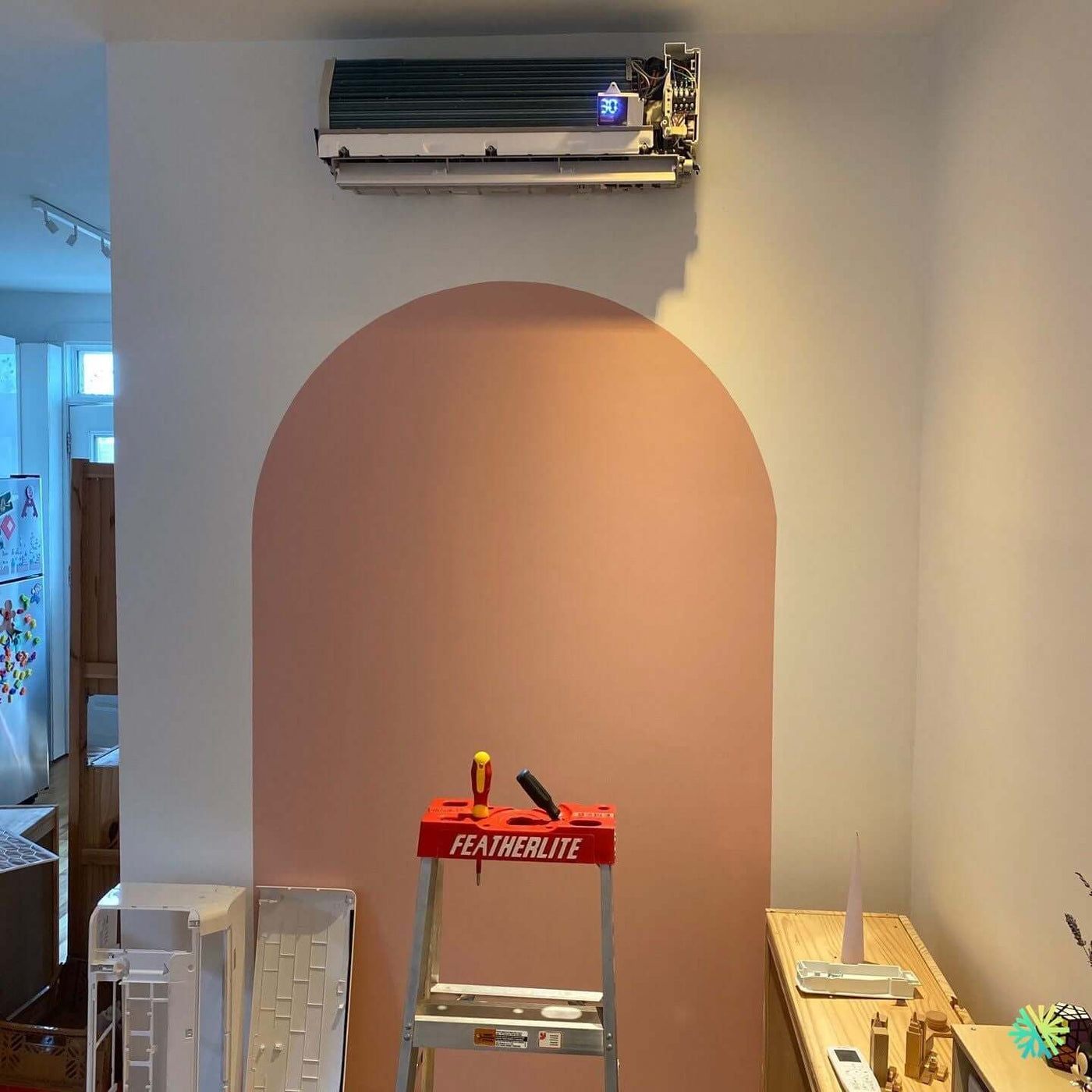 Réparation d’un climatiseur mural Midea à Rosemont–La Petite-Patrie