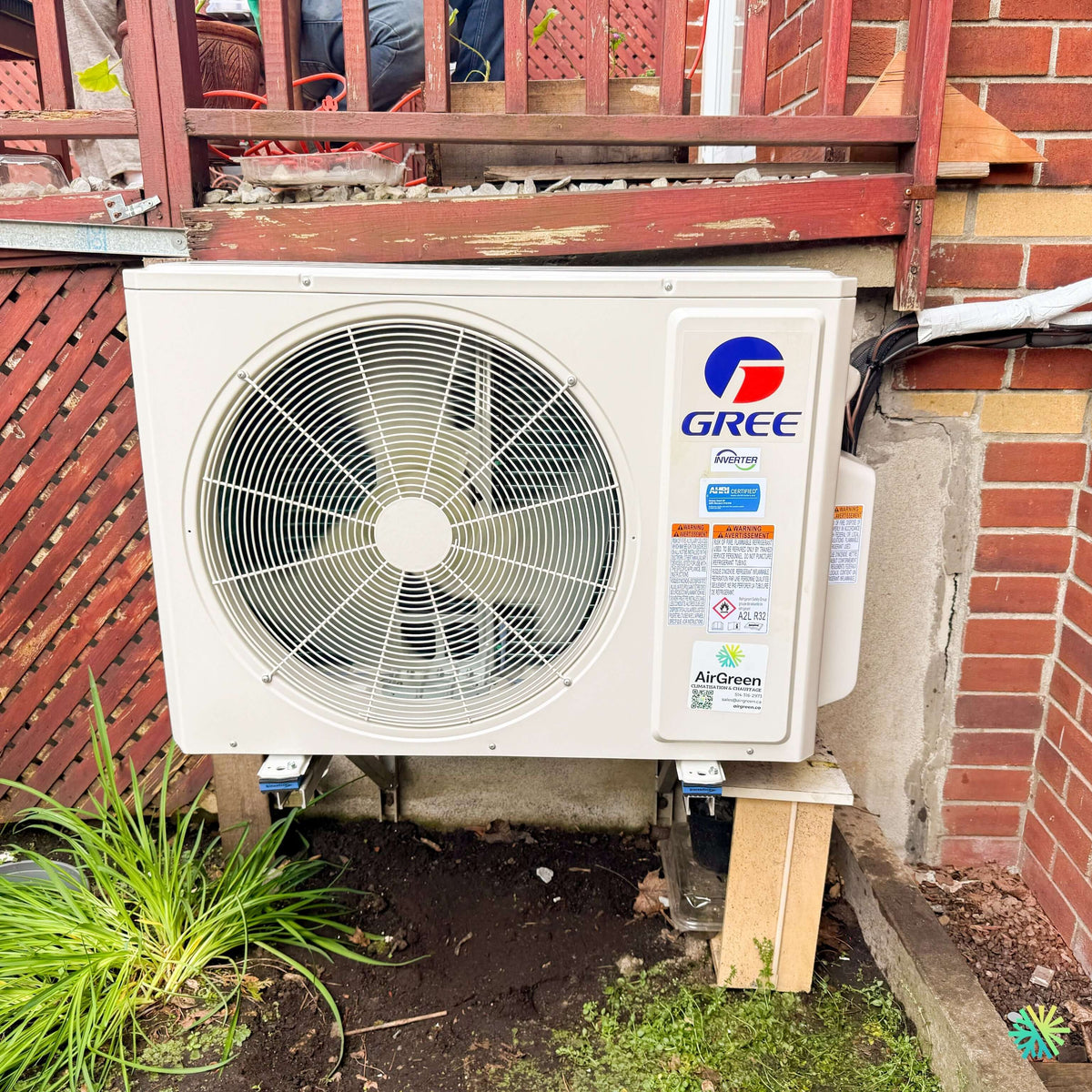 Installation d'une thermopompe 2 têtes GREE FreeMatch R32 (GWHD(24)ND6MO) à Saint-Joseph-de-Sorel, MRC de Pierre-De Saurel