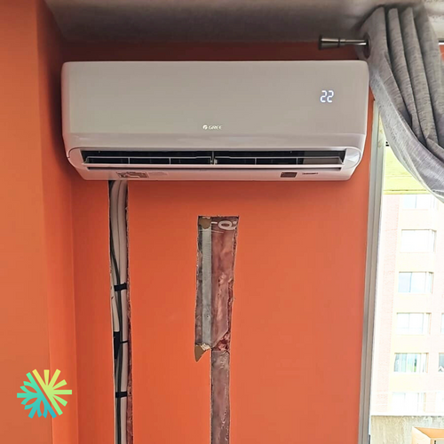 Installation d’une thermopompe murale GREE VITA 12 000 BTU à Laval