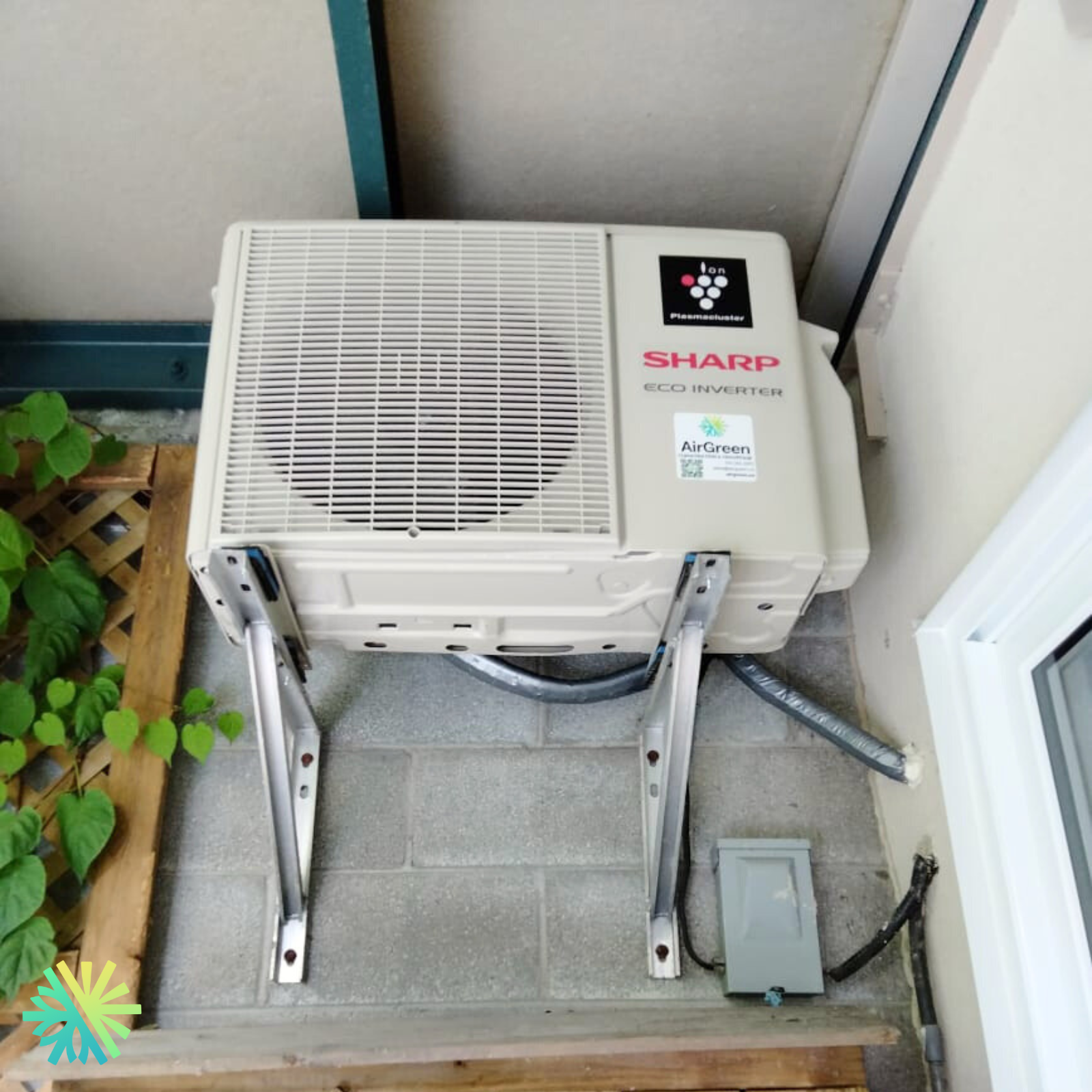 Installation d’une thermopompe mini split SHARP ZHU1 au Sud-Ouest