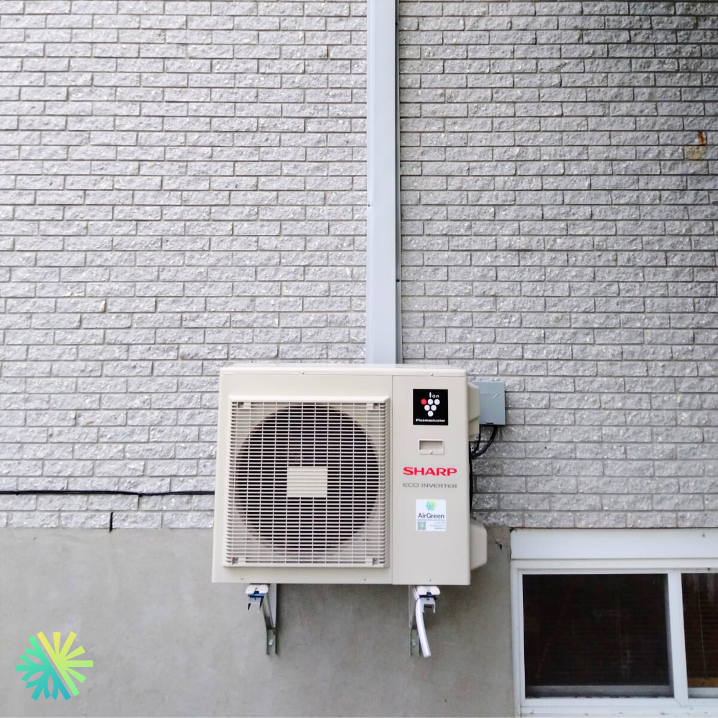 Installation d’une thermopompe murale mini split SHARP ZU1 à Boucherville