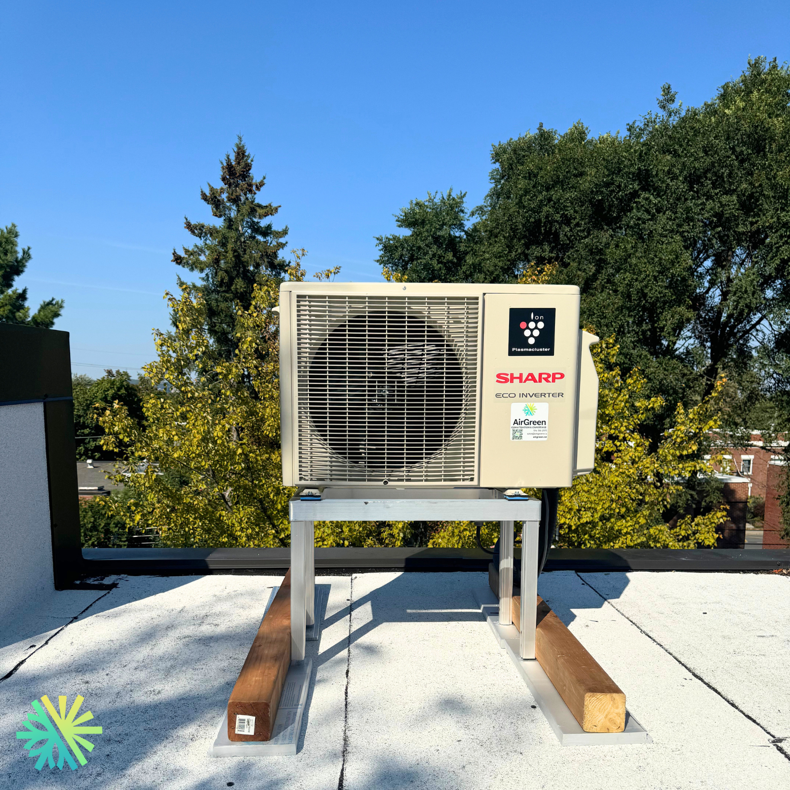 Installation d’une thermopompe murale SHARP ZHU1 à Oka