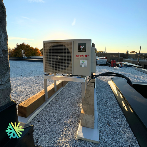 Installation d’une thermopompe murale SHARP ZU1 à Vaudreuil-Dorion