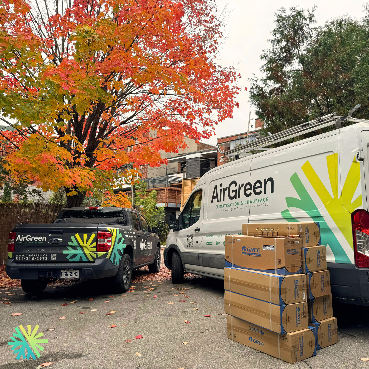 Installation d’un système CVC VRF Mini-GMV de GREE à Montréal