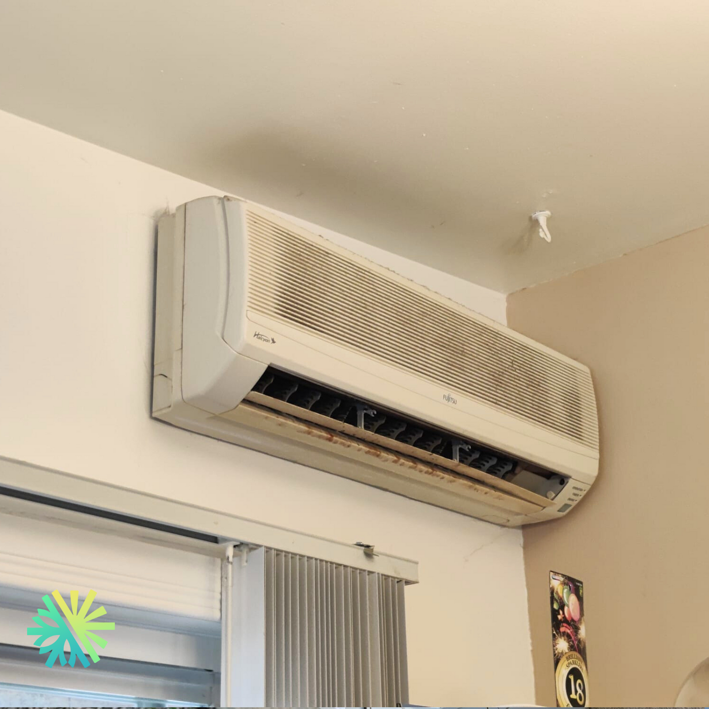 Réparation d’une thermopompe murale Fujitsu à Longueuil