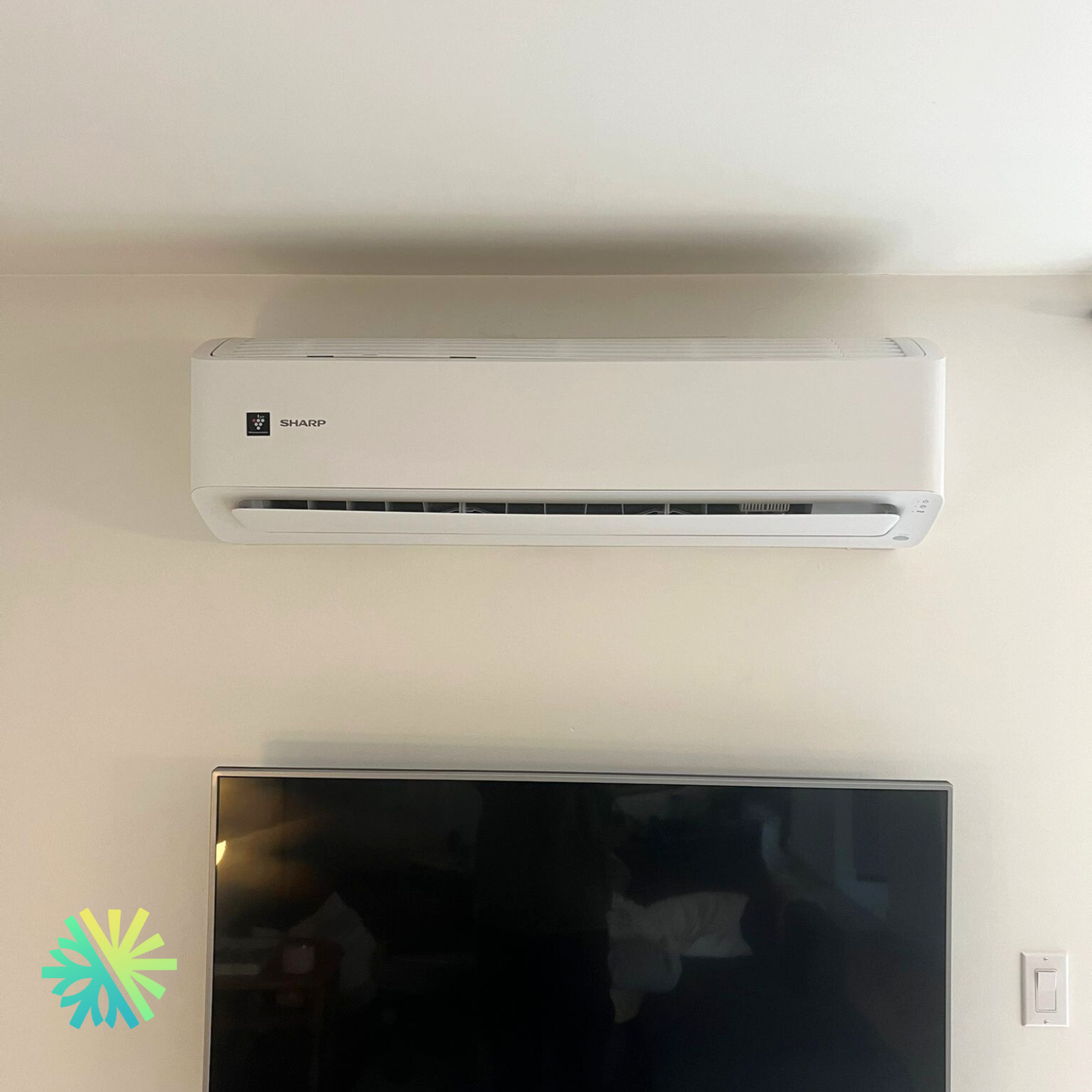 Installation d’une thermopompe murale SHARP ZU1 18 000 BTU à Oka