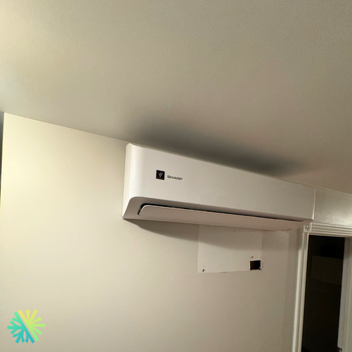 Installation d’une thermopompe murale SHARP ZU1 15 000 BTU à Rosemère