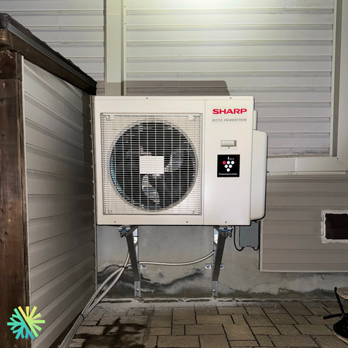 Installation d’une thermopompe triple zone SHARP BU sur la Rive Sud