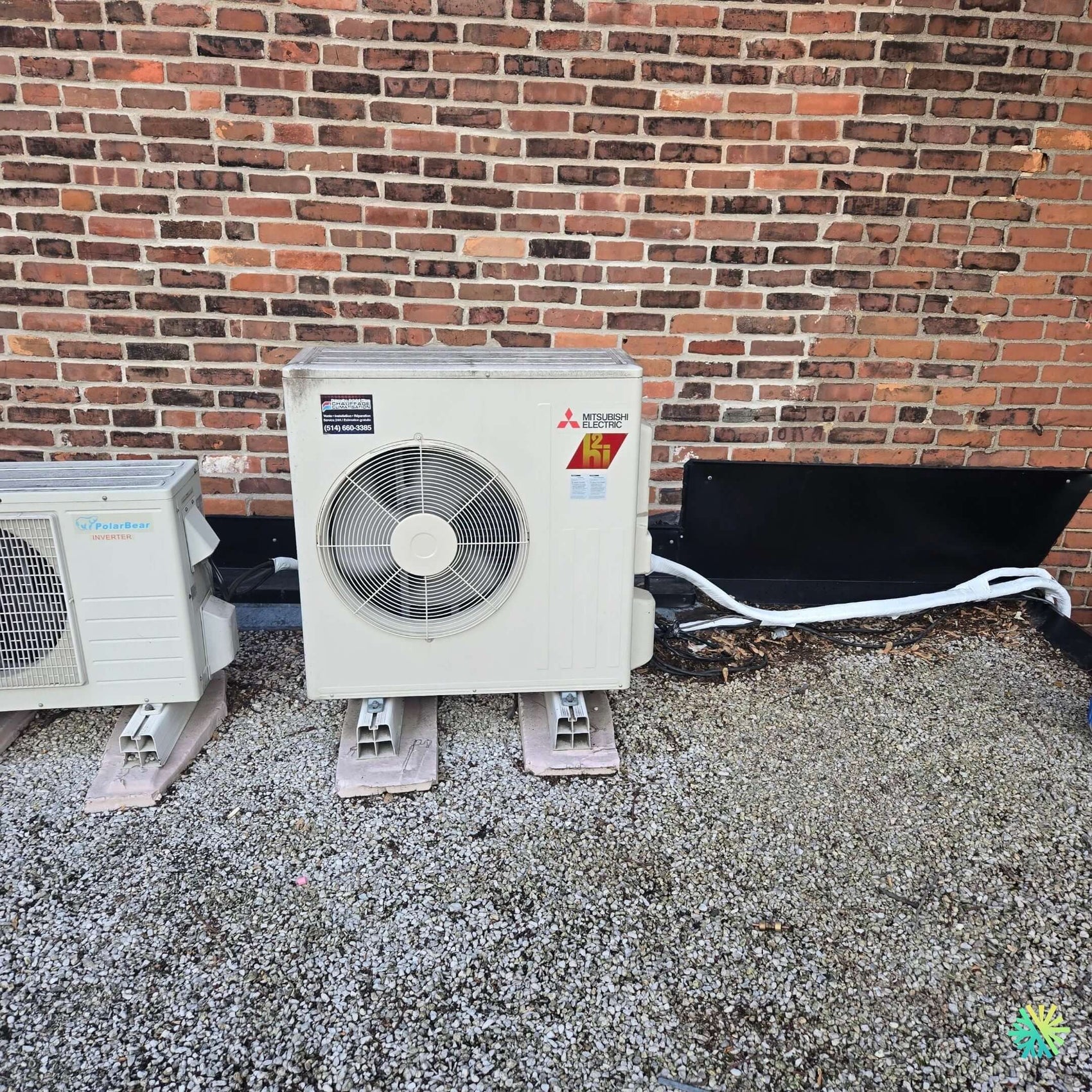 Appel de service pour une thermopompe murale Mitsubishi Electric à Outremont