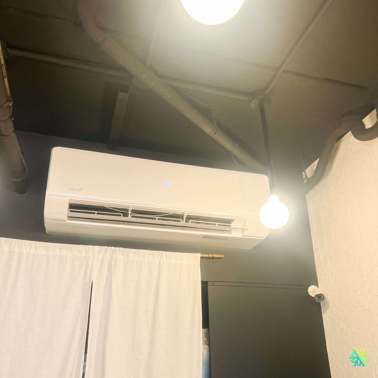 Installation d’une thermopompe murale CANAIR 4C28 à Sainte-Angèle-de-Monnoir, en Montérégie