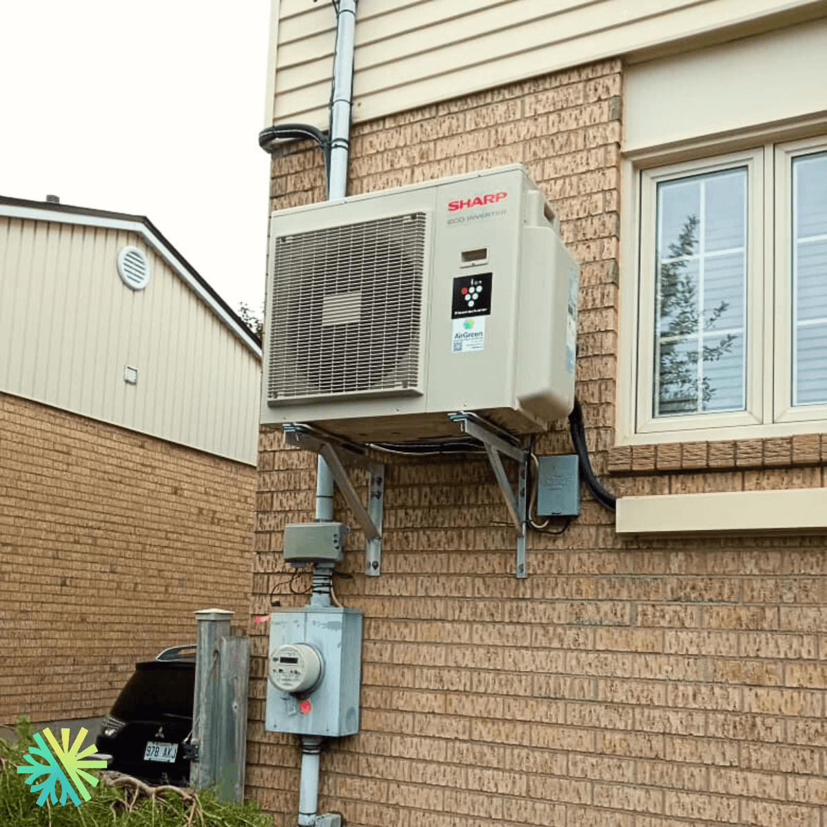 Efficient Heating and Cooling with Sharp BU DoubleZone Heat Pump in Repentigny