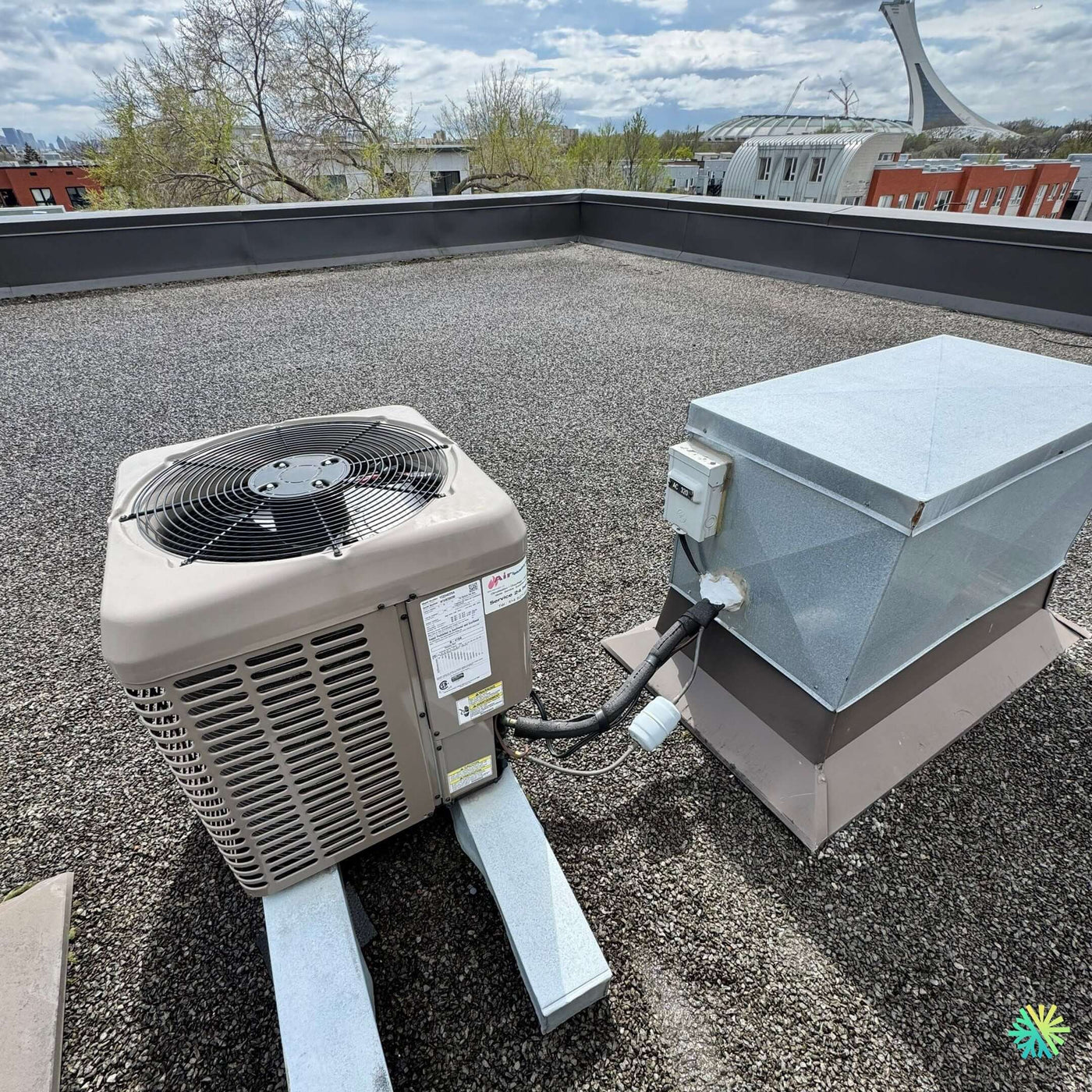 Réparation d’une thermopompe centrale Amana à Côte-des-Neiges