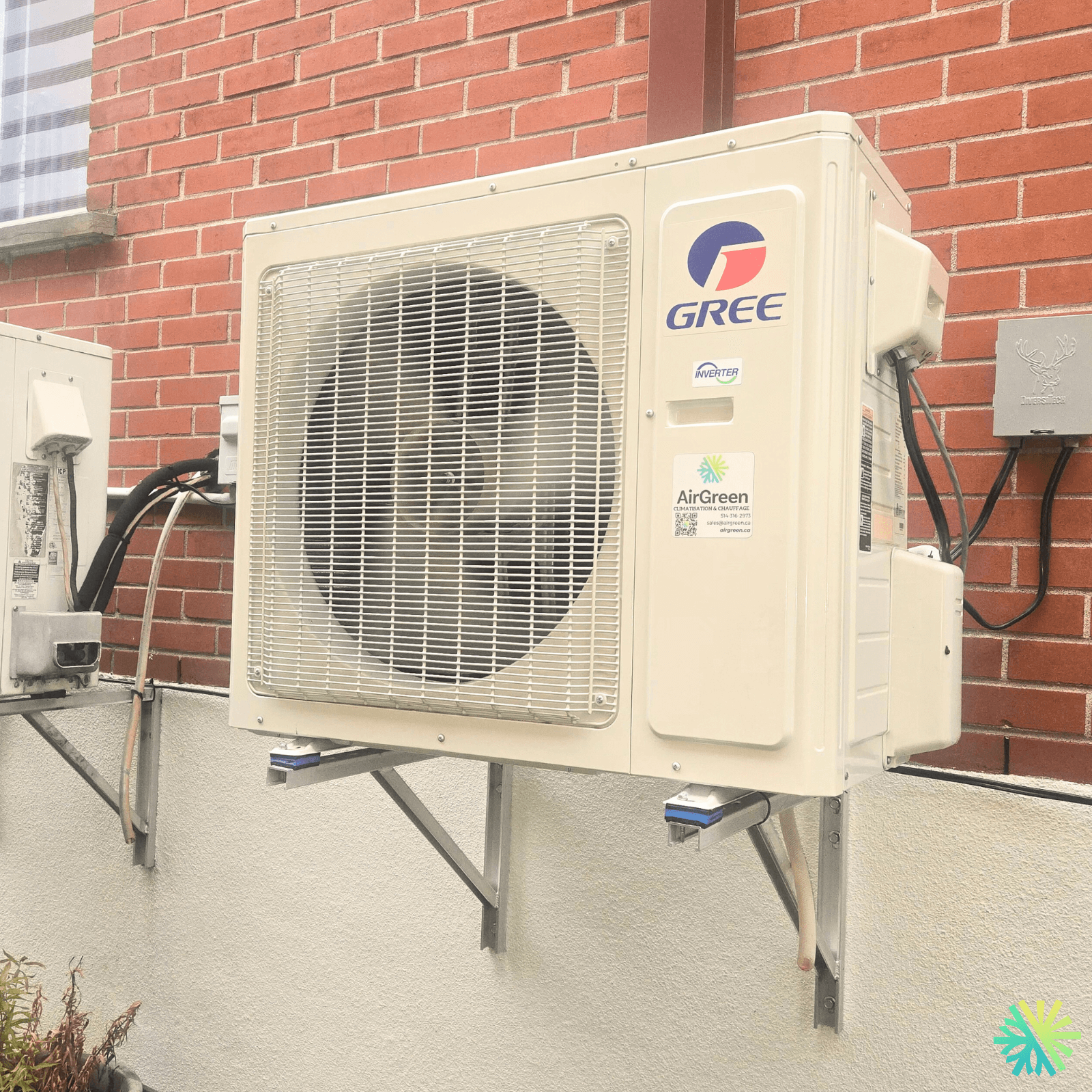 Nettoyage d’une thermopompe murale Gree à Rosemont–La Petite-Patrie (Montréal)