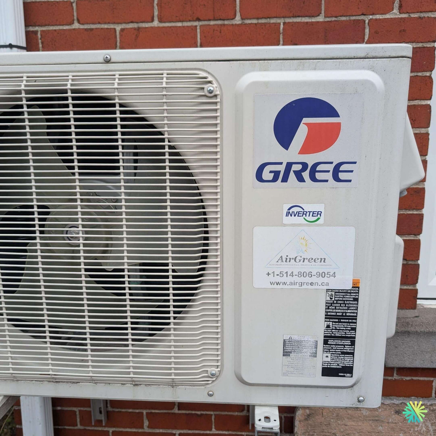 Réparation d’une thermopompe murale GREE à Rosemère