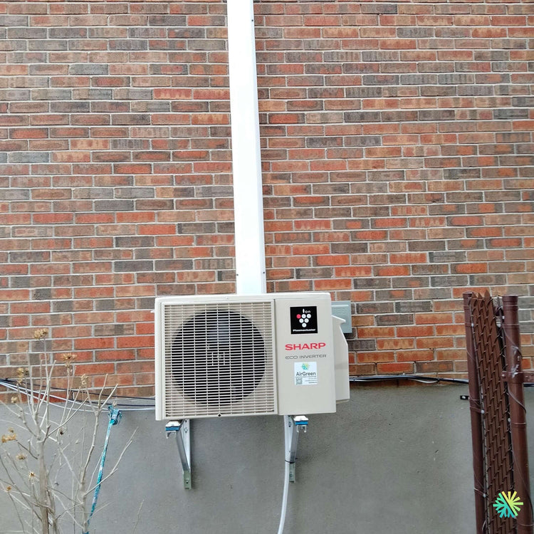 Installation d’une Sharp ZU1 thermopompe murale à Rosemont–La Petite-Patrie (Montréal)