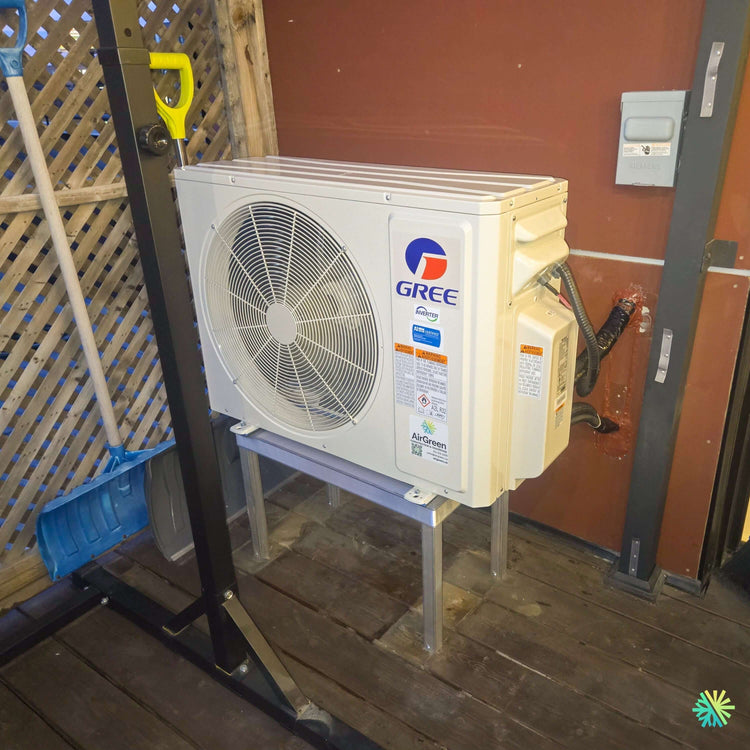 Installation d'une thermopompe 2 têtes GREE FreeMatch R32 à Noyan (MRC du Haut-Richelieu)