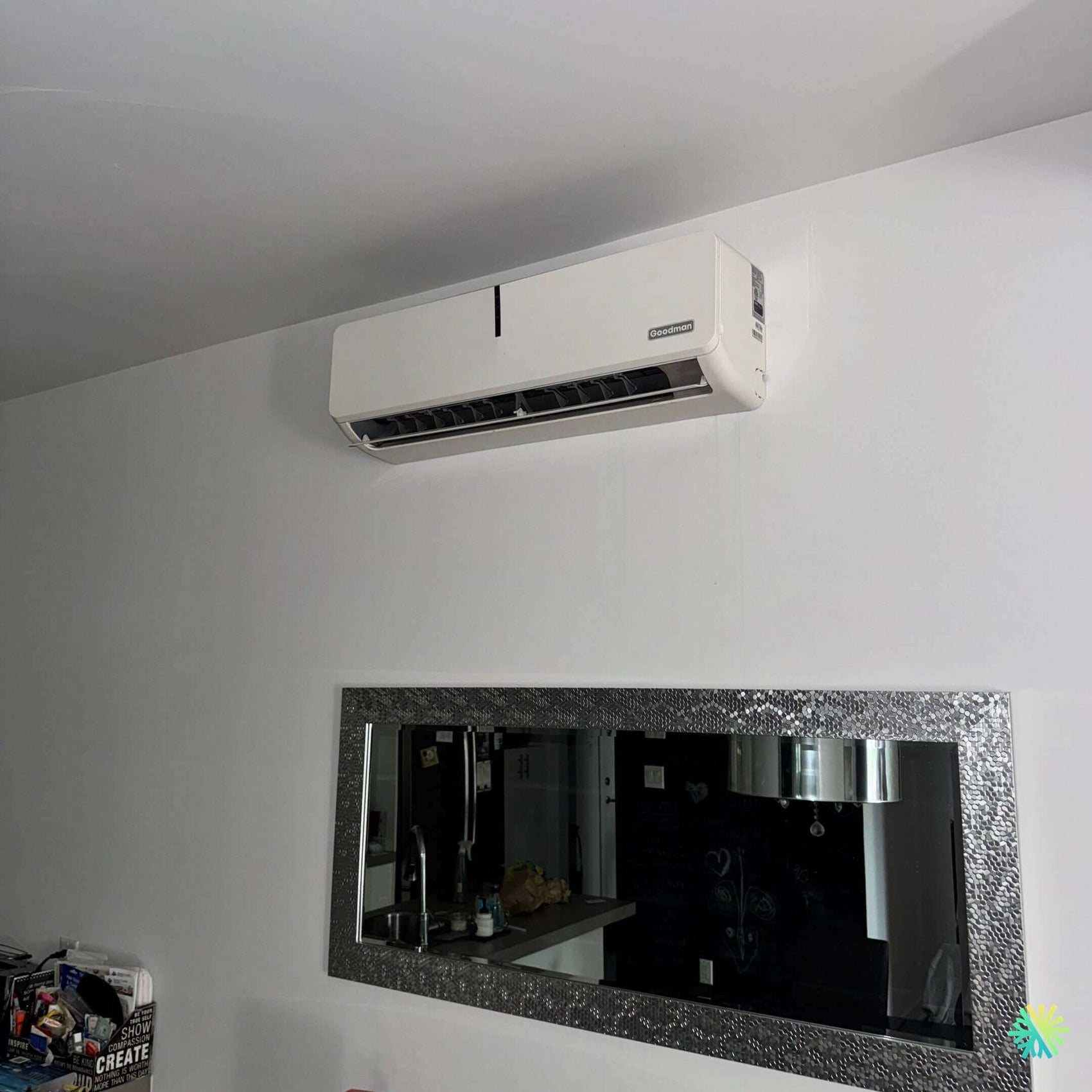 Installation d’une Goodman thermopompe murale à Le Sud-Ouest