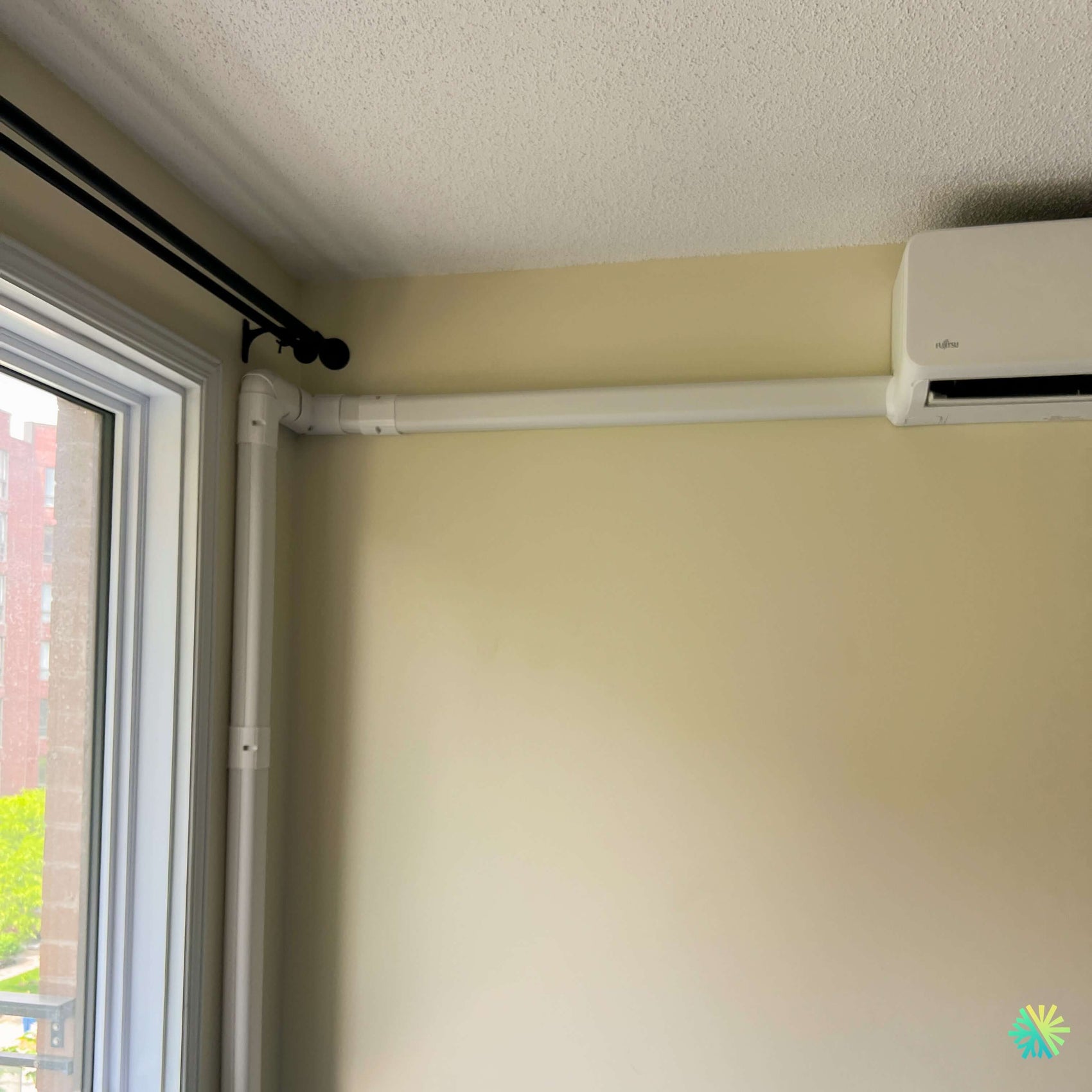 Installation d’une thermopompe double zone Fujitsu AIRSTAGE Aquila XLTH à Blainville sur la Rive-Nord