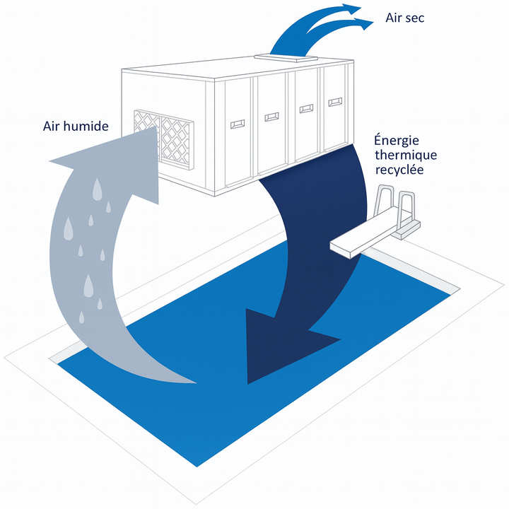 Comment les systèmes monoblocs affectent-ils la qualité de l'air intérieur - fumées colorées illustrant l'impact sur l'air intérieur