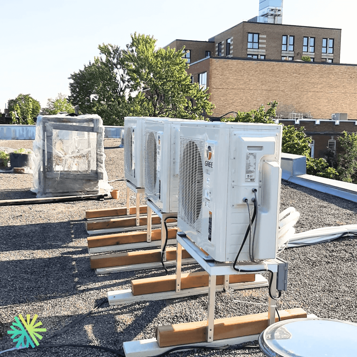 Installation of Gree Multi GEN2 Heat Pumps in Outremont, Montreal