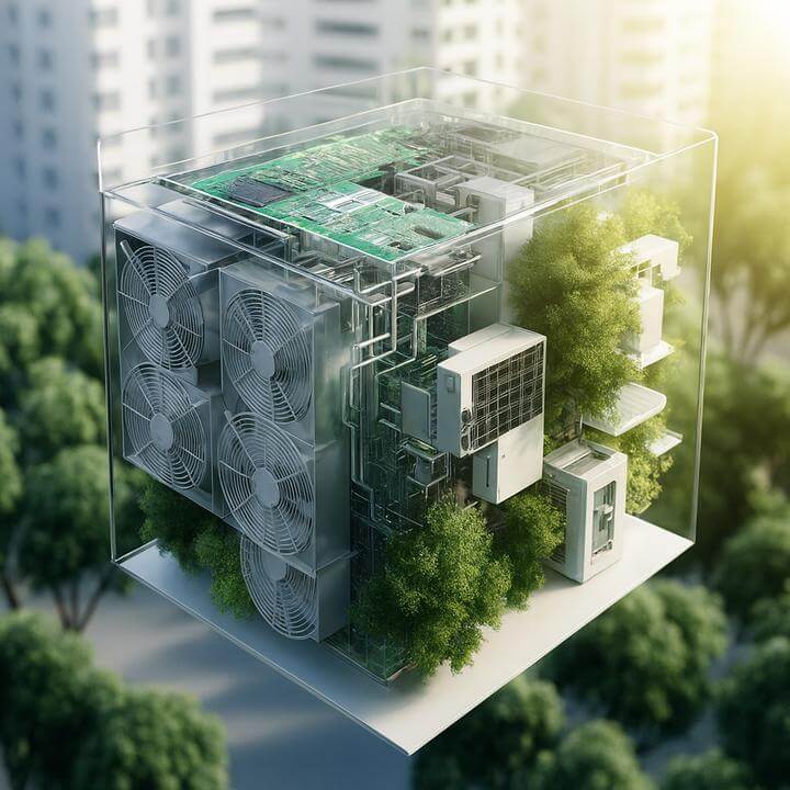 Système CVC vert moderne, "Puis-je mettre à niveau mon système CVC pour utiliser des technologies plus vertes?", au-dessus de la ville