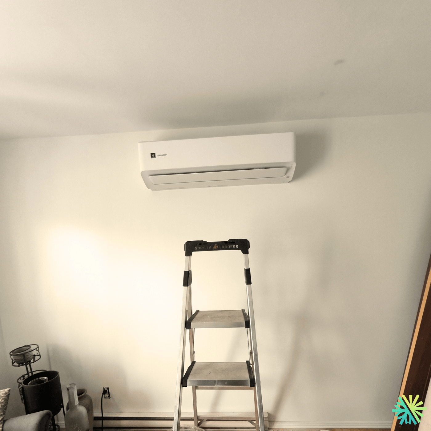 Installation d’une thermopompe murale Sharp à Rosemont–La Petite-Patrie (Montréal)