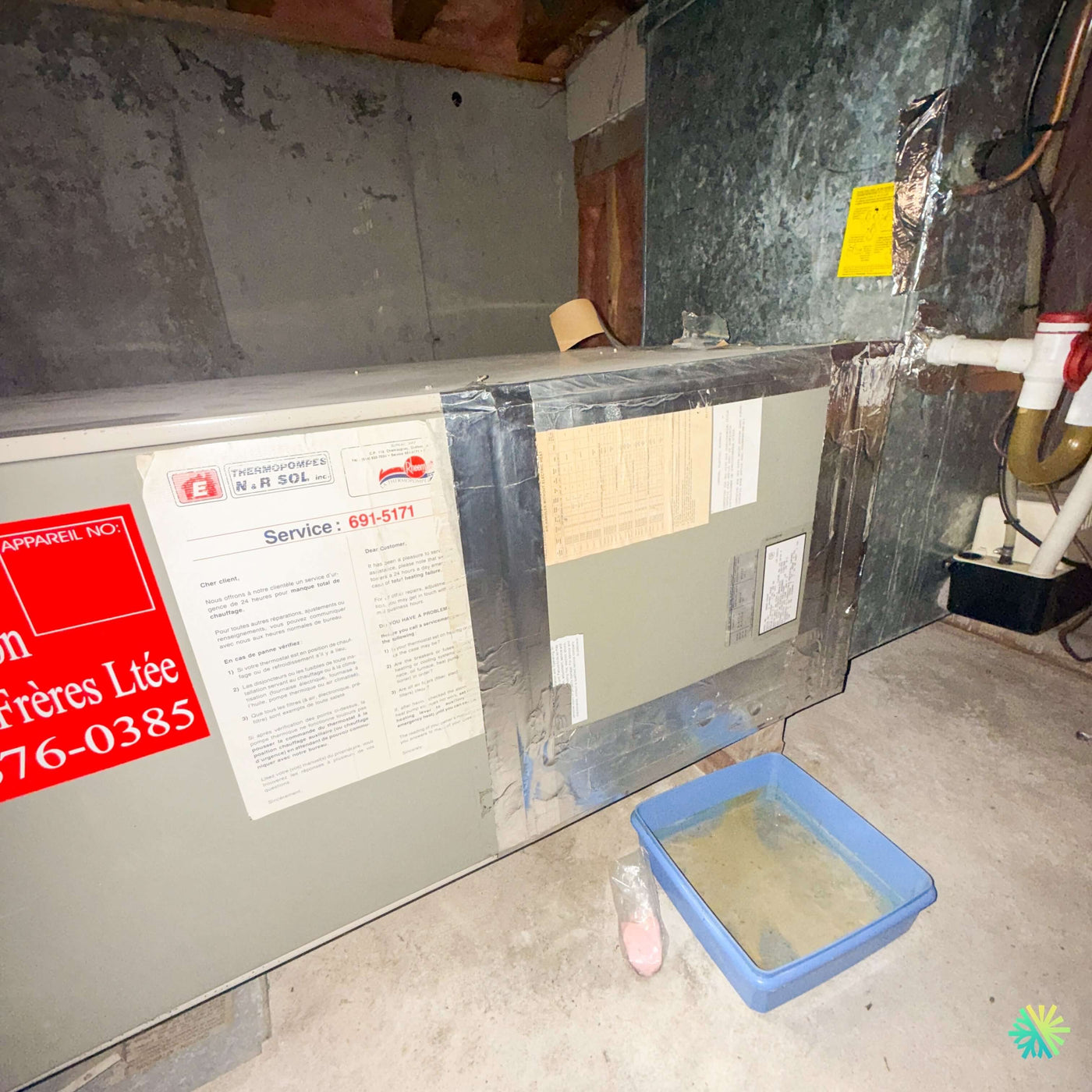 Réparation d’une Fournaise électrique Rheem à Outremont