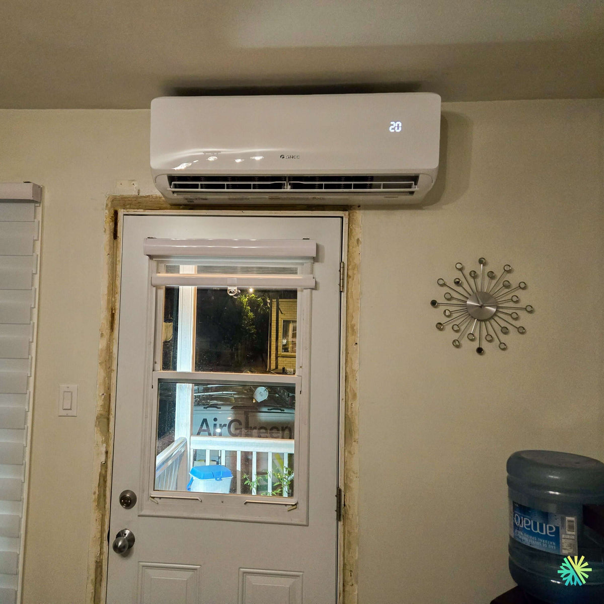 Installation d’une thermopompe 3 têtes GREE FREEMATCH R32 à Saint-Liboire, en Montérégie