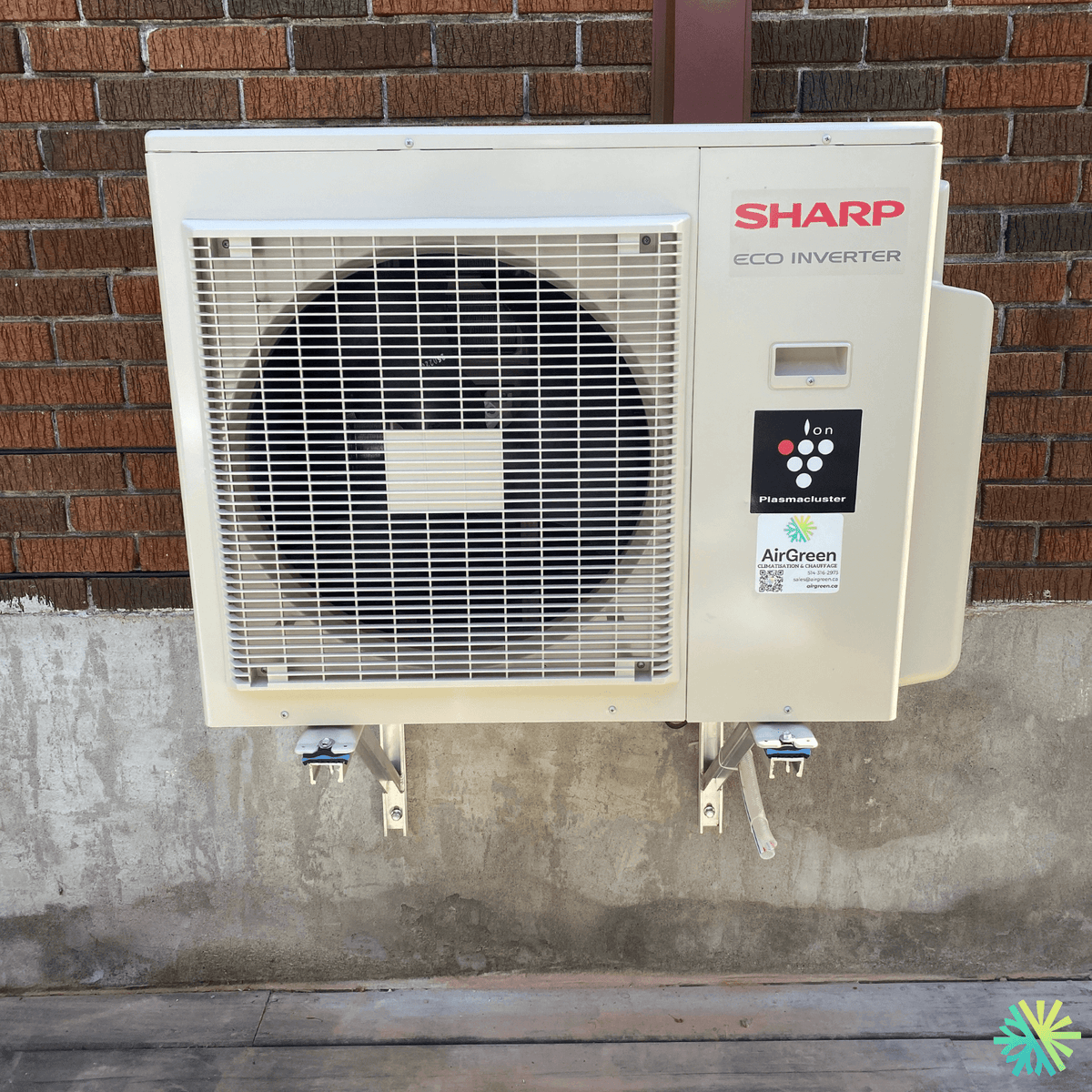 Installation d’une thermopompe murale Sharp à Rosemont–La Petite-Patrie (Montréal)