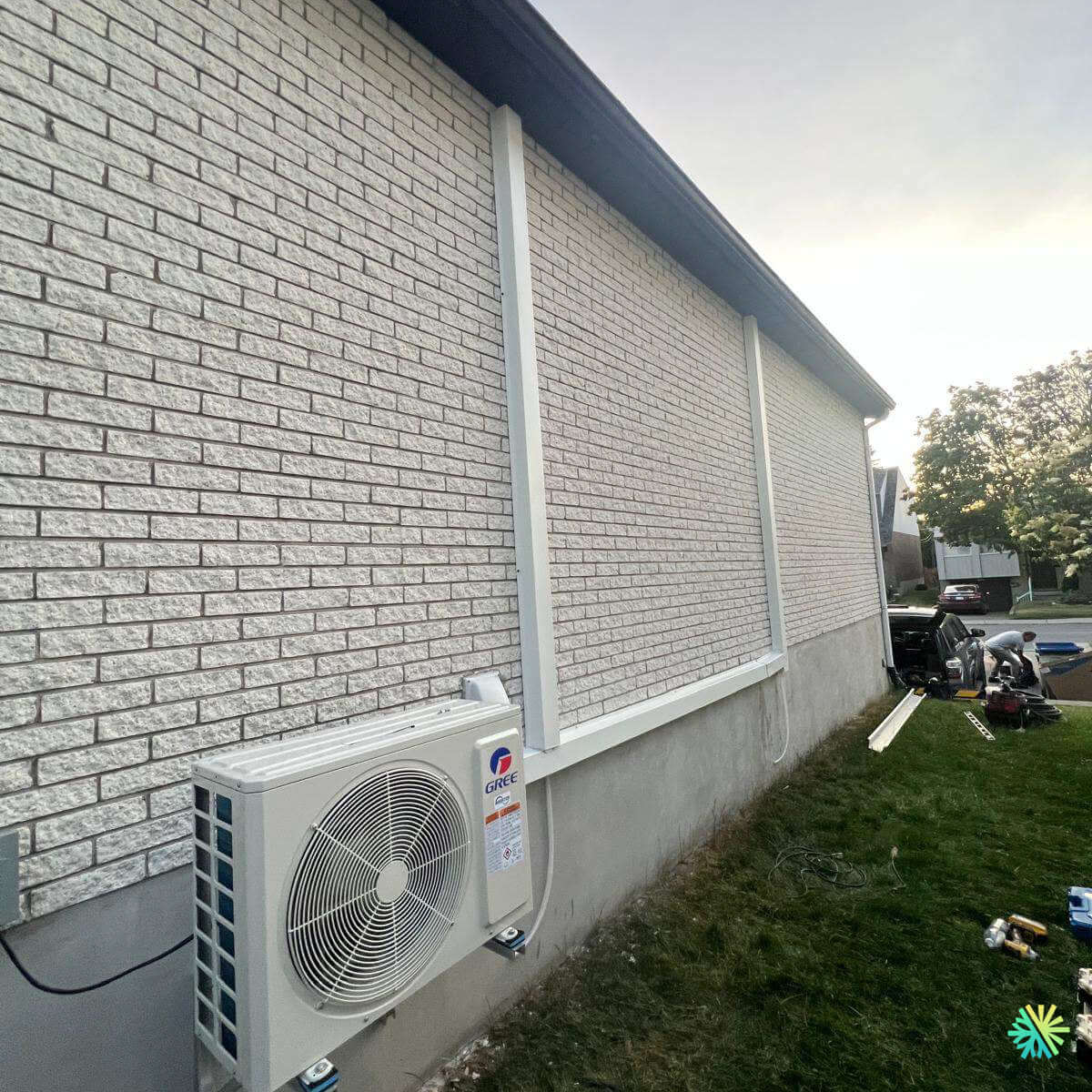 Installation d’une Gree thermopompe murale à Boucherville