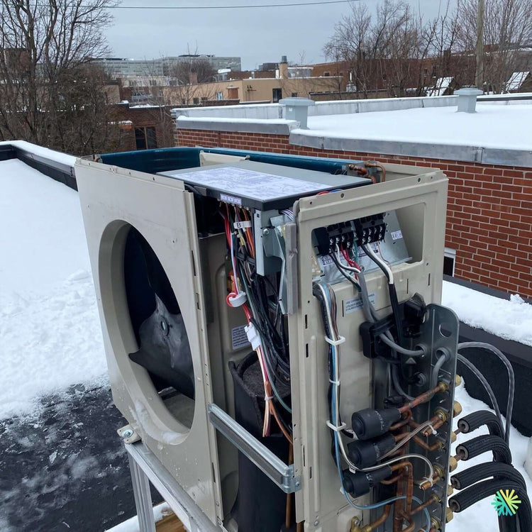 Réparation d’un système VRF Midea à Côte-des-Neiges