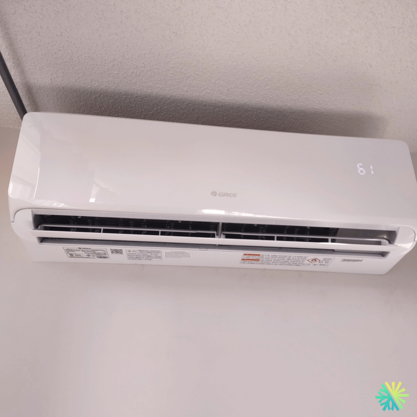 Installation d’une thermopompe murale Gree à Laval-des-Rapides